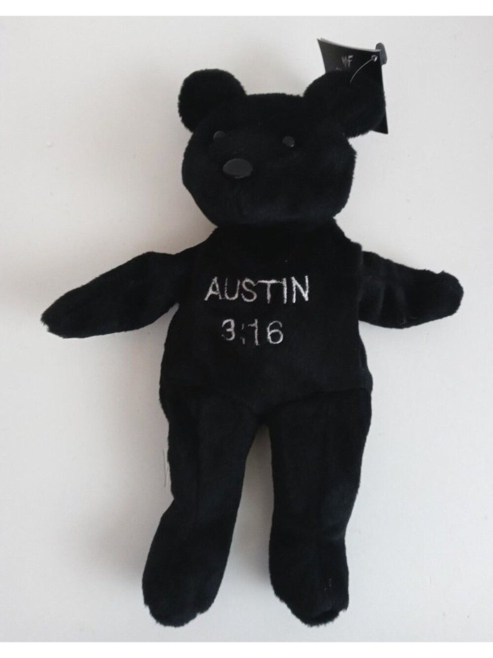 New 1999 WWF WWE Attitude Bear Stone Cold 10" (A)